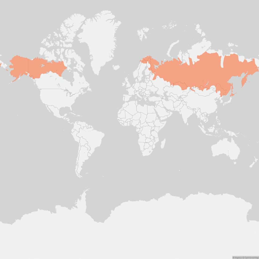 Range map for Northern Red-backed Vole
