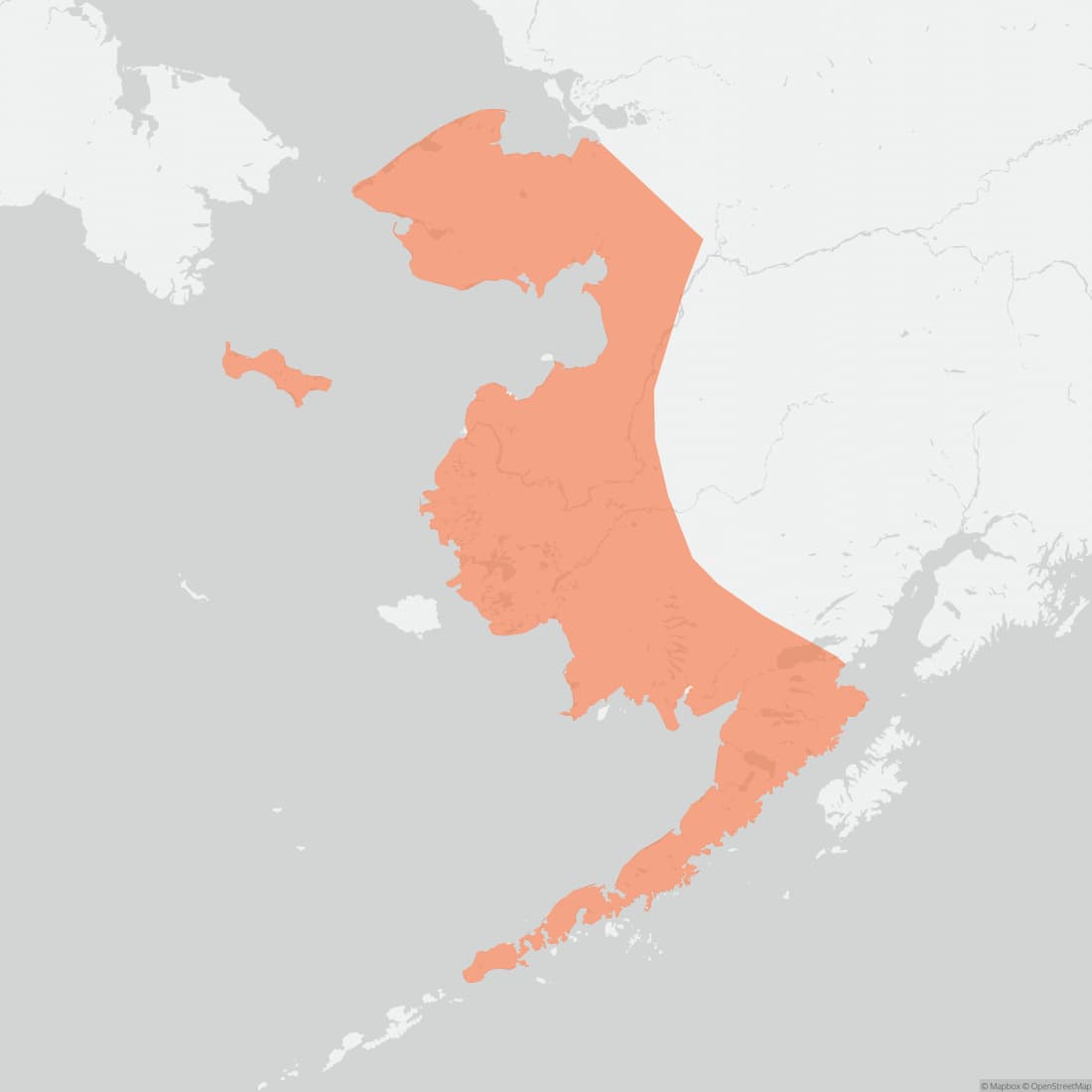 Range map for Nelson's Collared Lemming