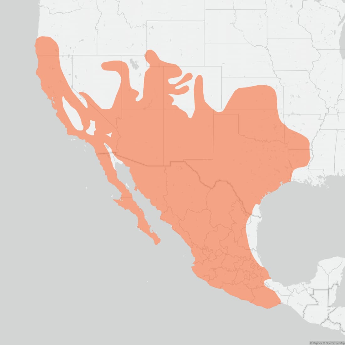 Range map for Ringtail