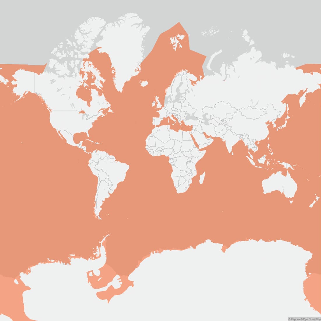 Range map for Orca