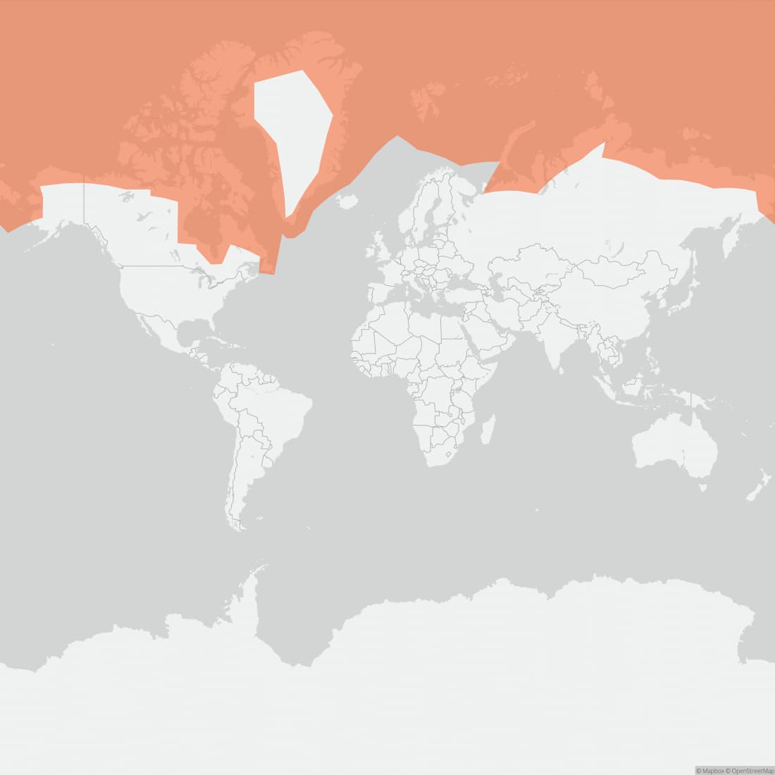 Range map for Polar Bear