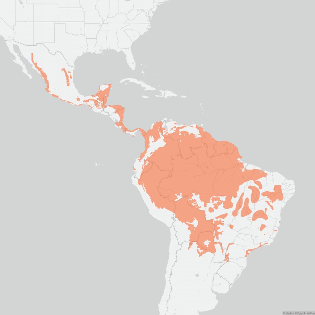 Range map for Jaguar