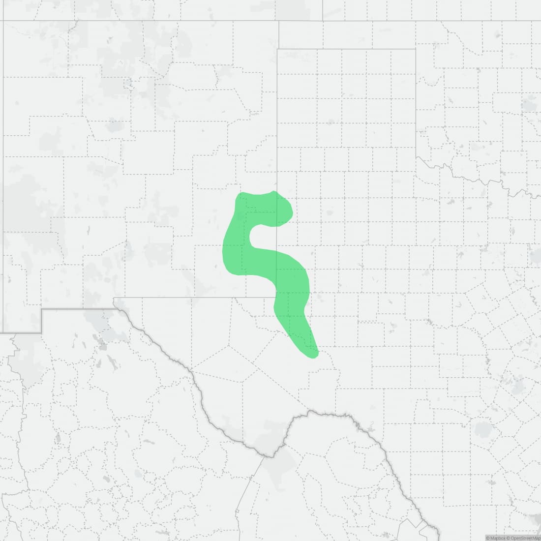 Range map for Dunes Sagebrush Lizard