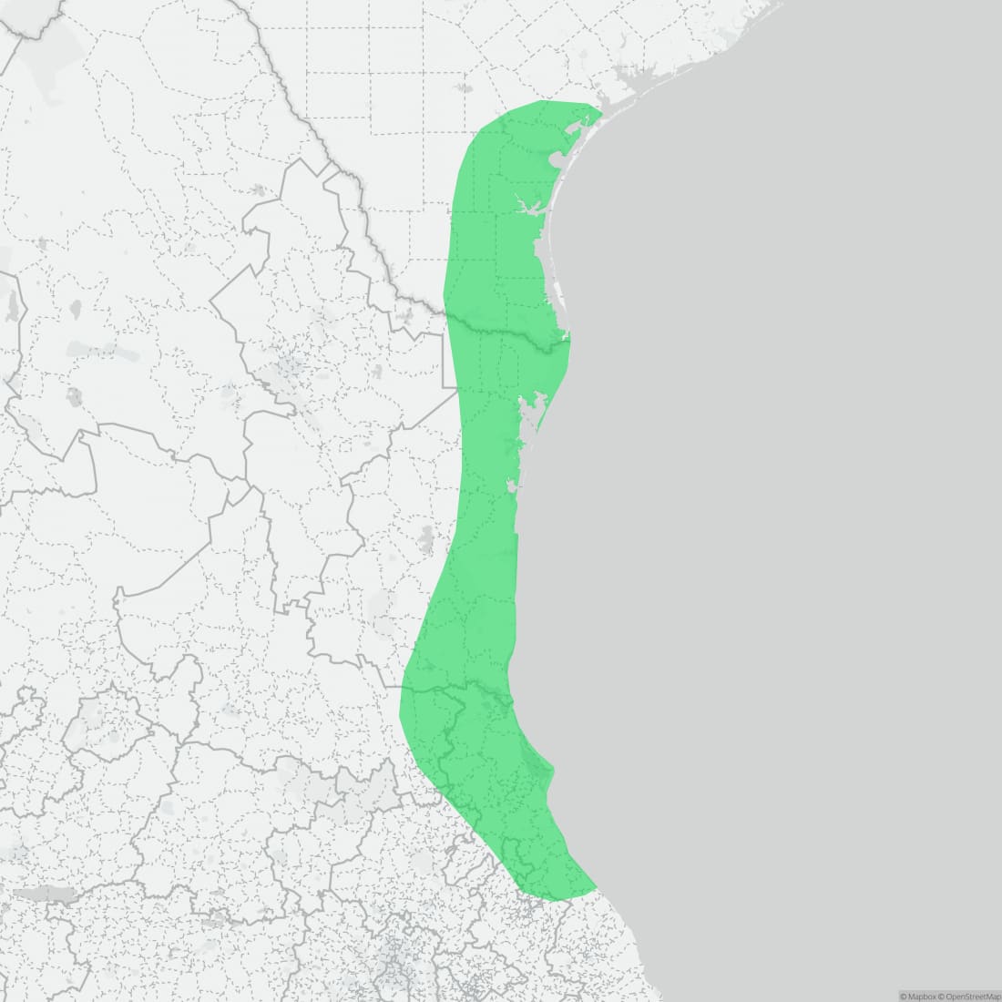 Range map for Black-spotted Newt