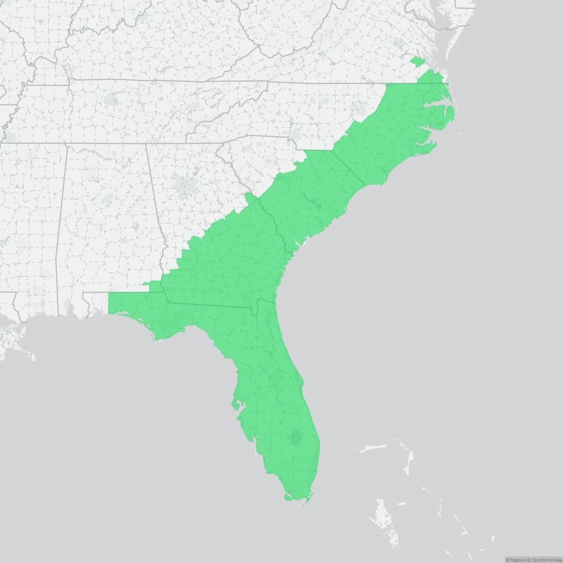 Range map for Little Grass Frog
