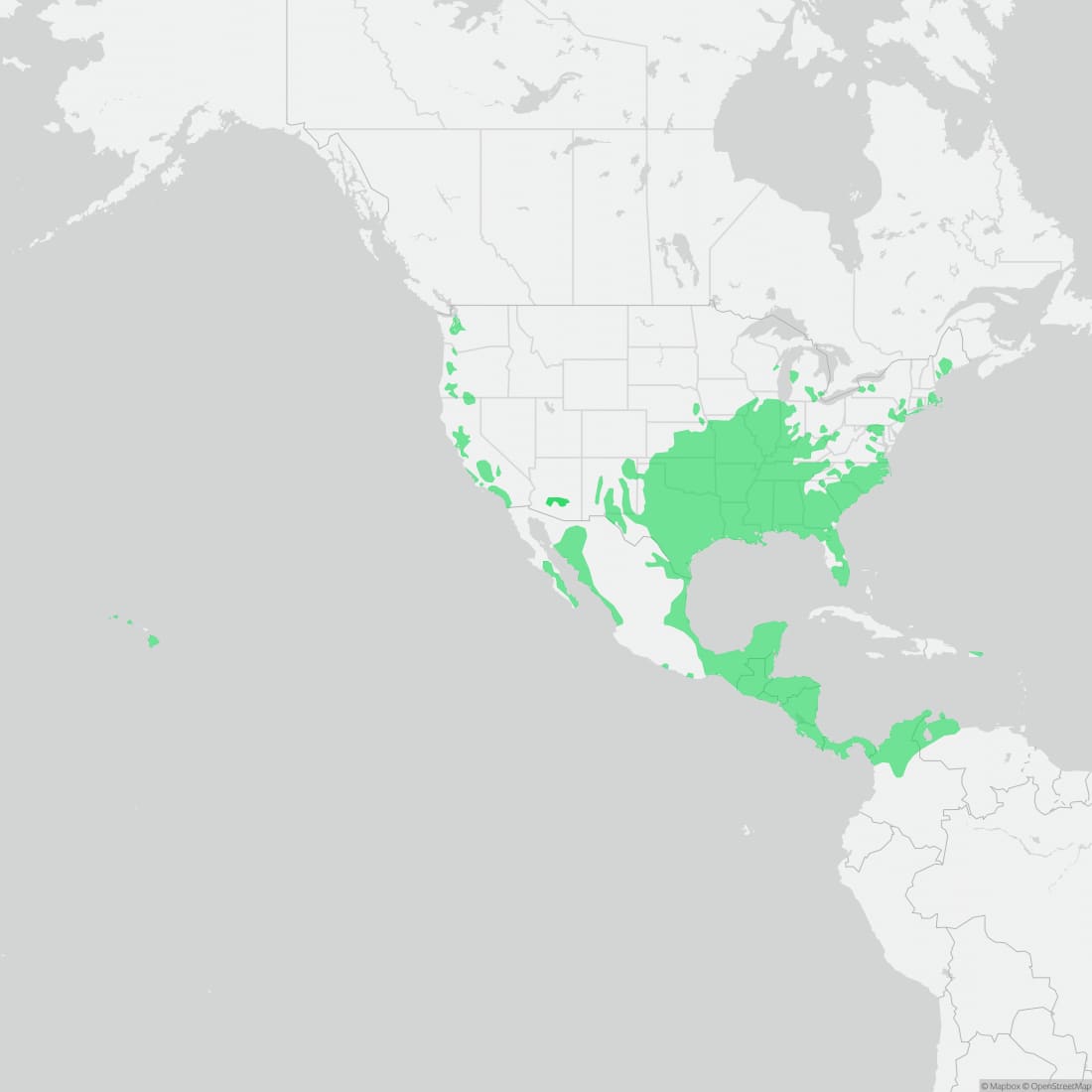 Range map for Pond Slider