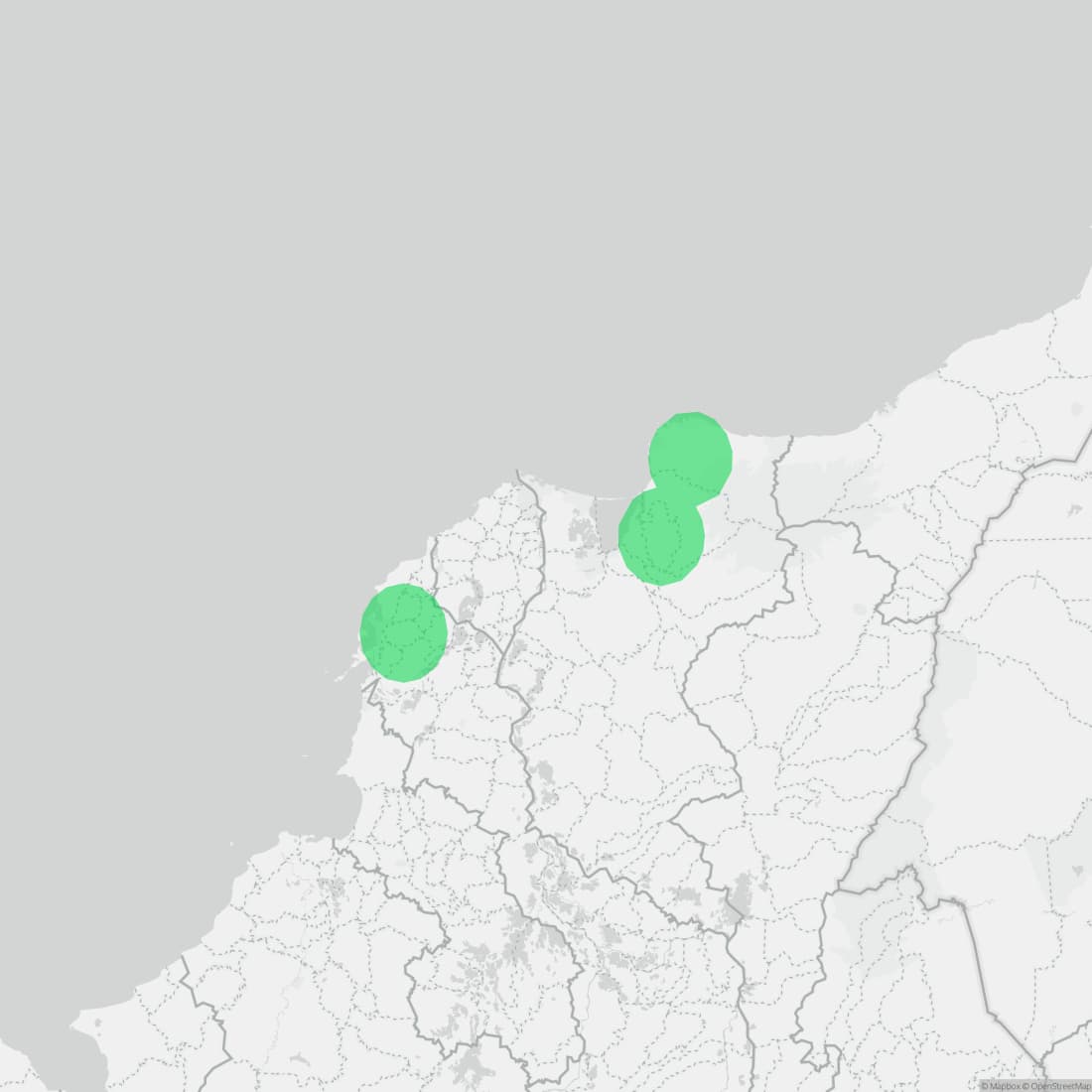 Range map for Speckled Racer