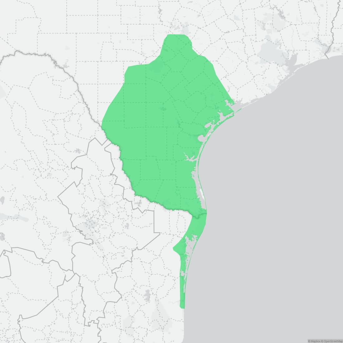 Range map for Keeled Earless Lizard