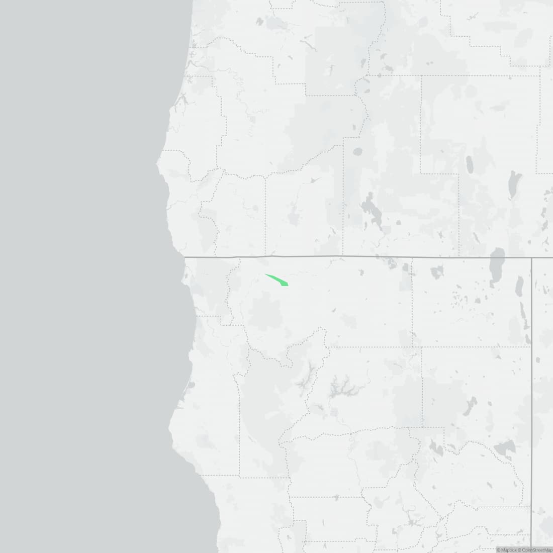 Range map for Scott Bar Salamander