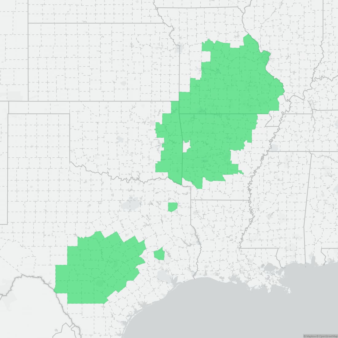 Range map for Western Slimy Salamander