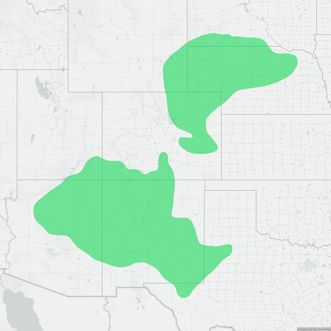 Range map for Many-lined Skink