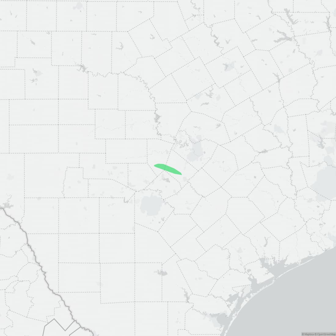 Range map for Fern Bank Salamander