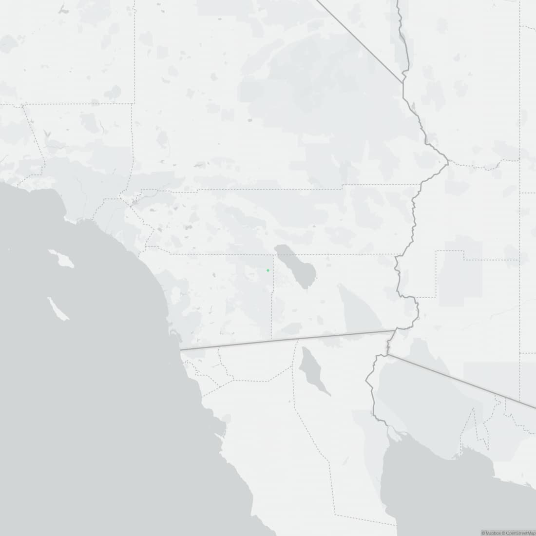 Range map for Sandstone Night Lizard