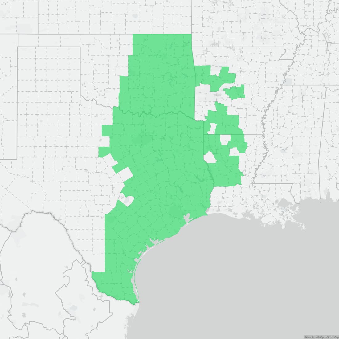 Range map for Hurter's Spadefoot