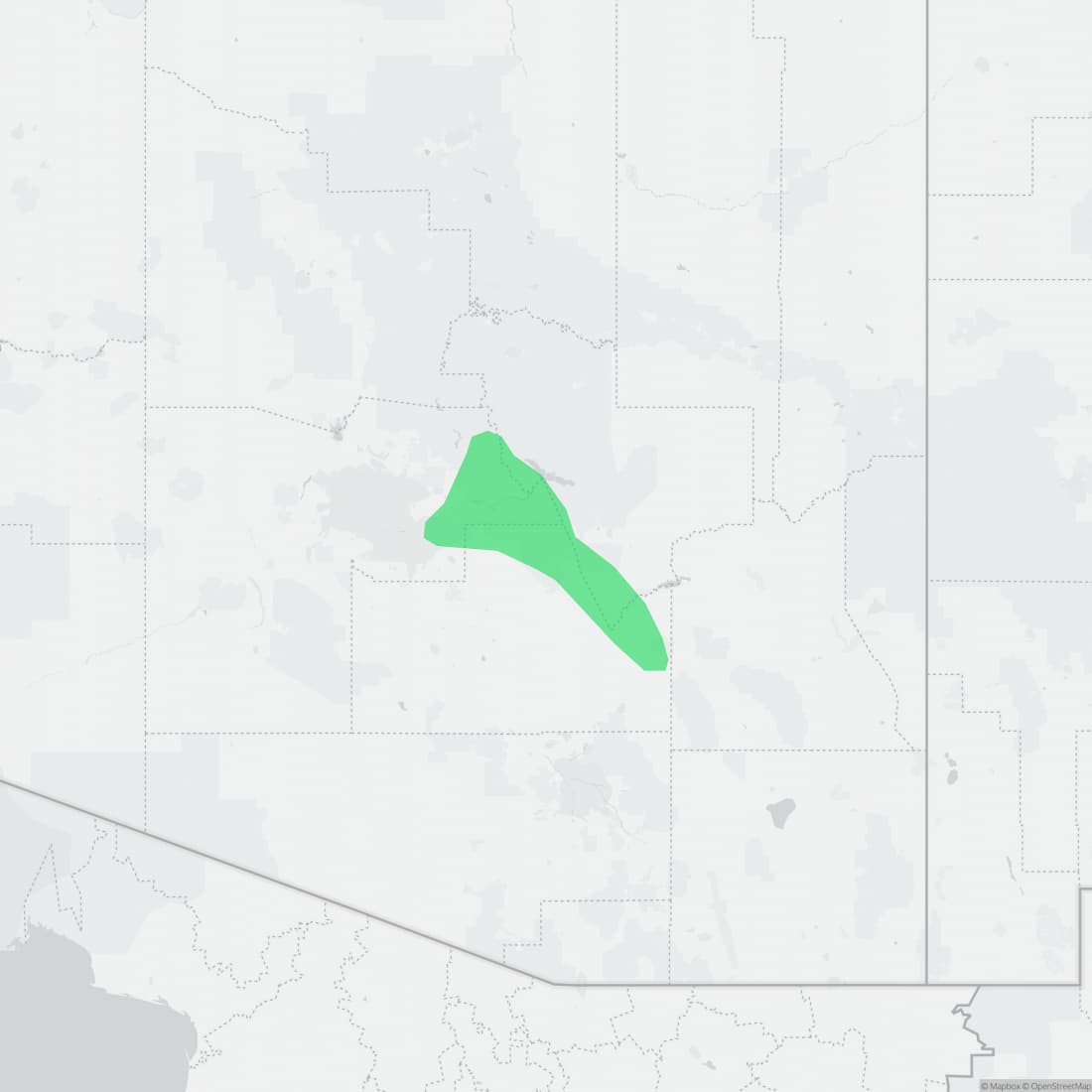 Range map for Bezy's Night Lizard