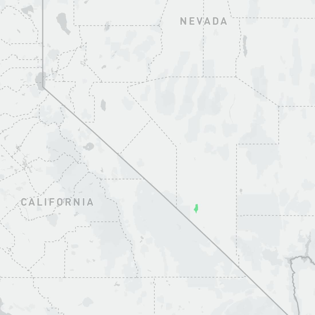 Range map for Amargosa Toad