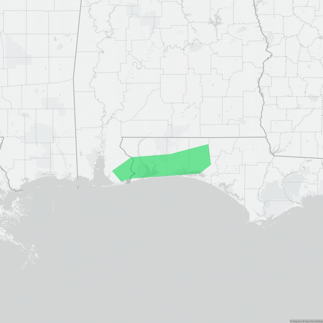 Range map for Reticulated Siren