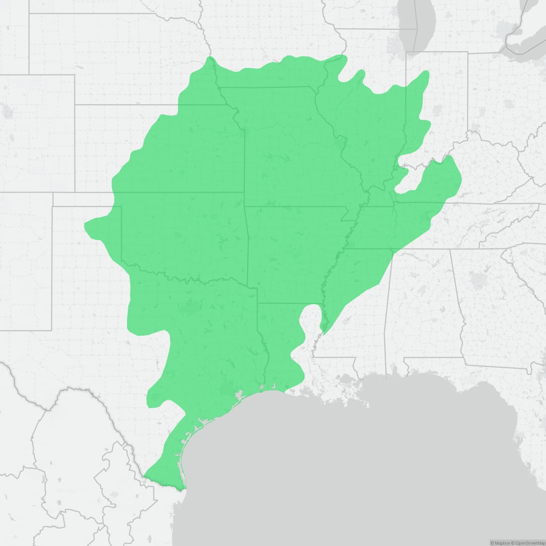 Range map for South Florida Mole Kingsnake